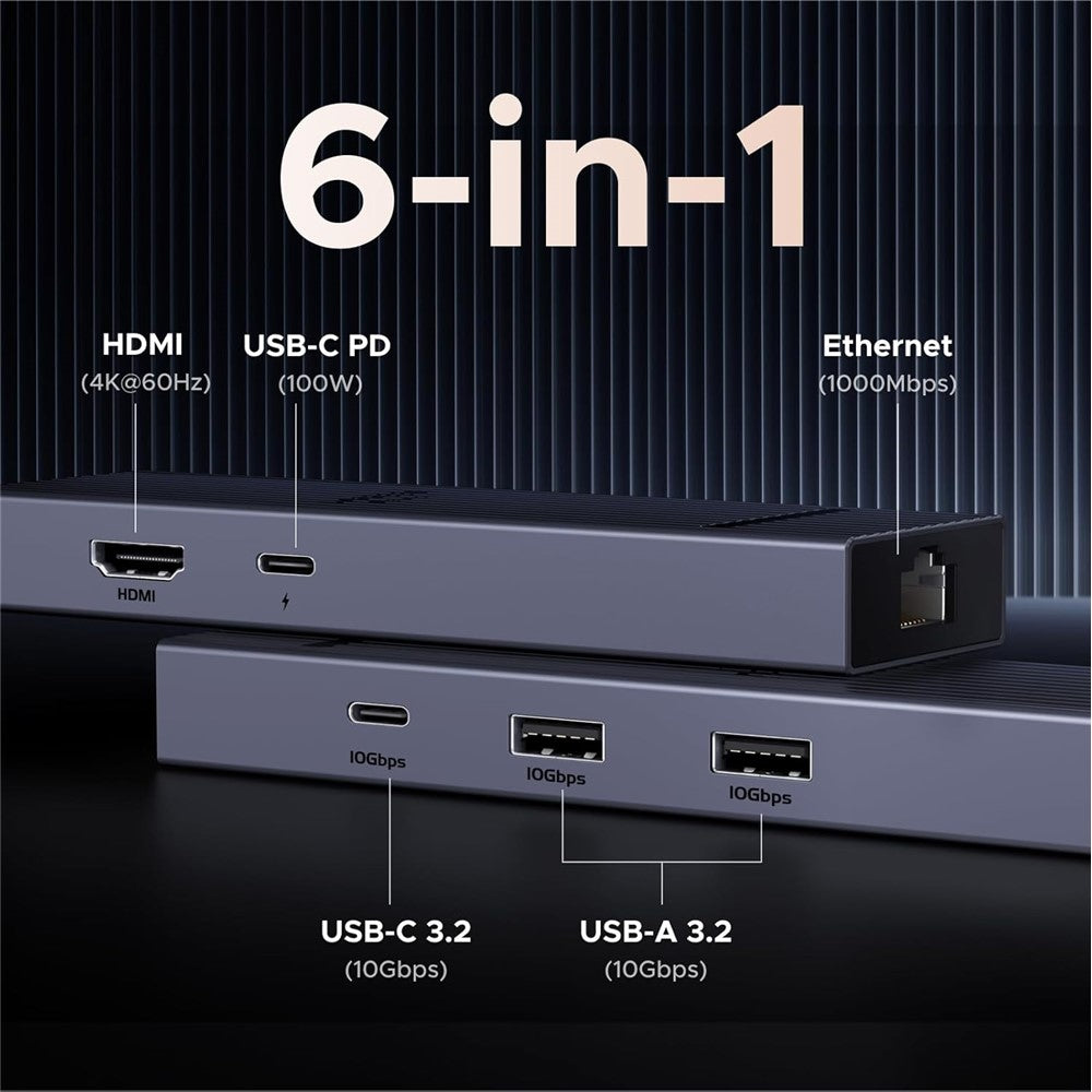 UGREEN 45364 6-in-1 Docking Station | 4K, 60Hz