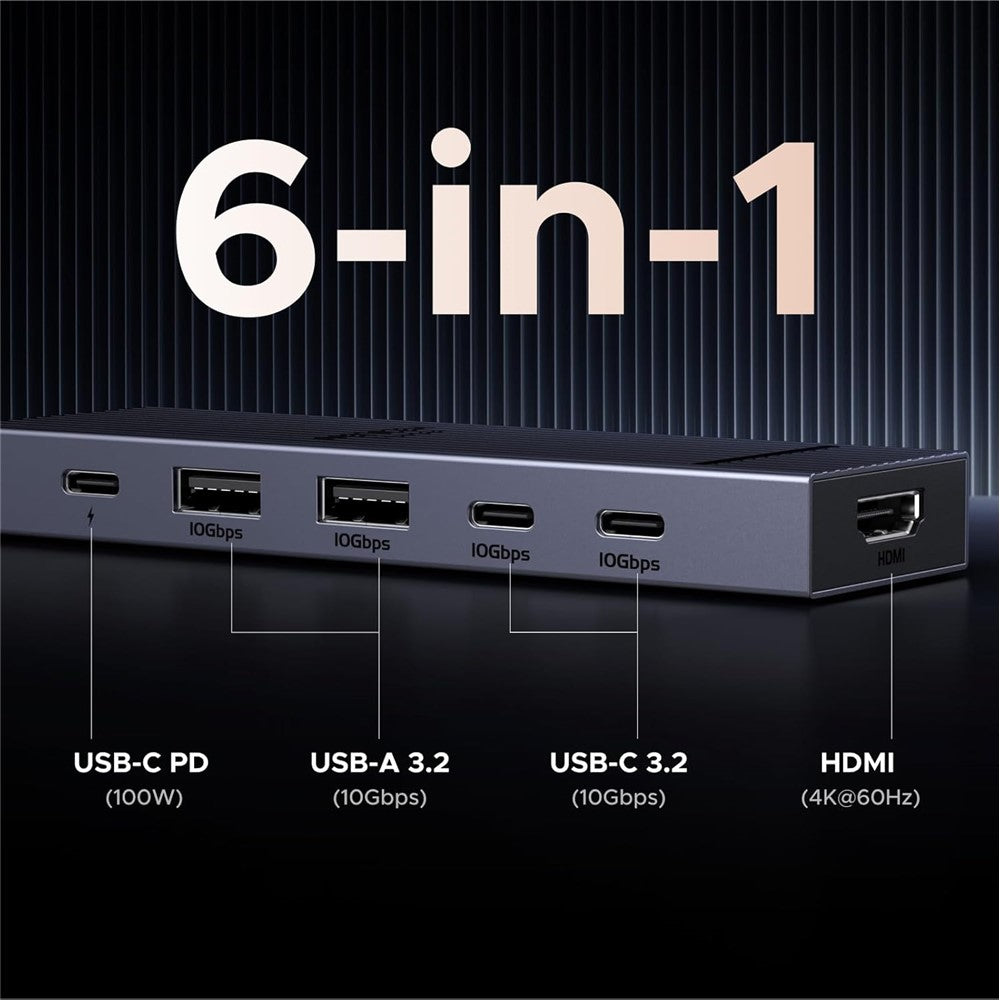 UGREEN 45363 6-in-1 Docking Station | 4K, 60Hz