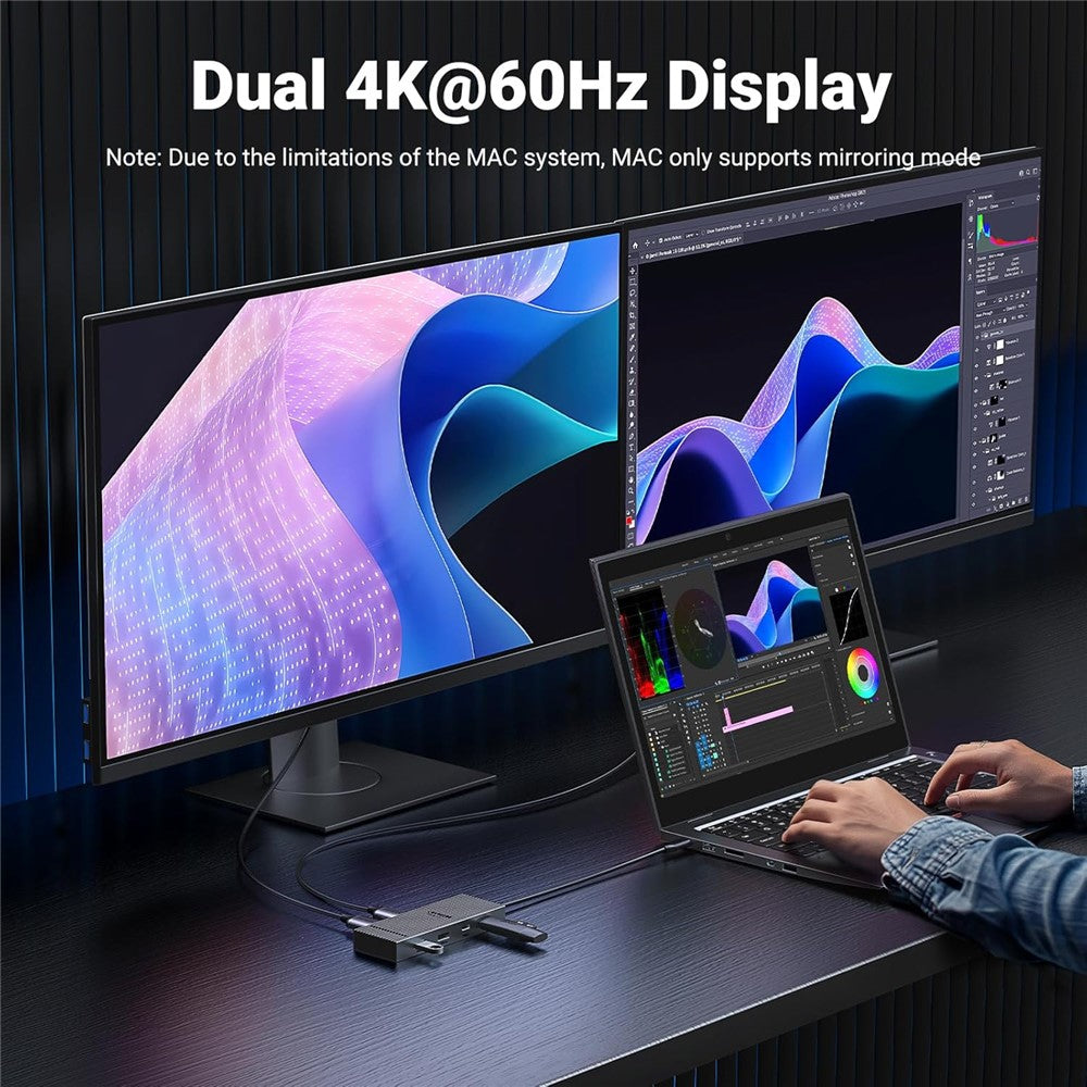 UGREEN 45365 7-in-1 Docking Station | 4K, 60Hz