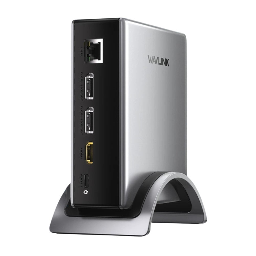 WAVLINK UMD27PRO Laptop Docking Station HD + 2 DP Ports 140W PD USB Hub Support 8K 30Hz  /  4K 144Hz