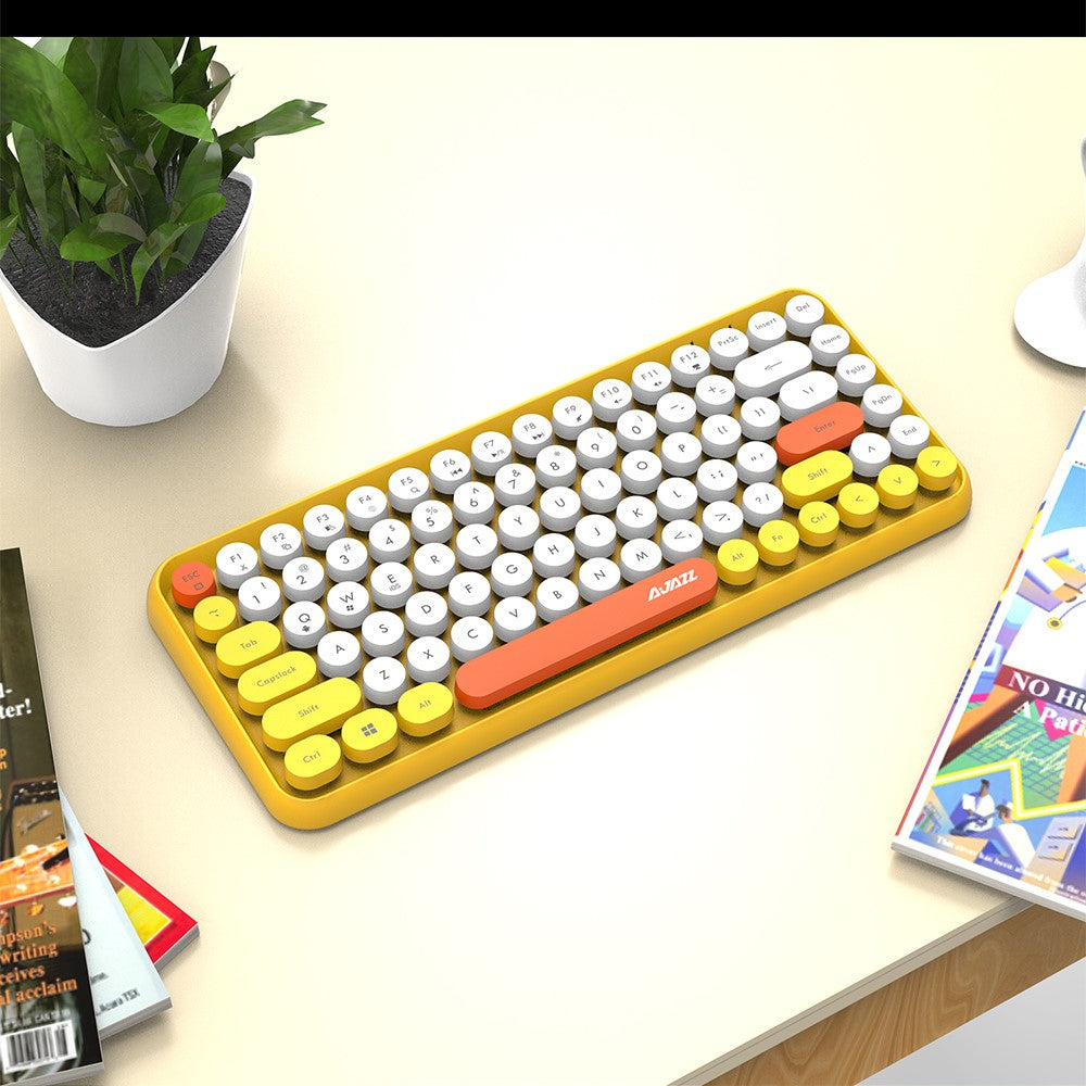 Ajazz 308i Wireless Keyboard for Mac & Windows, Mini Portable 84-Key, photo 6
