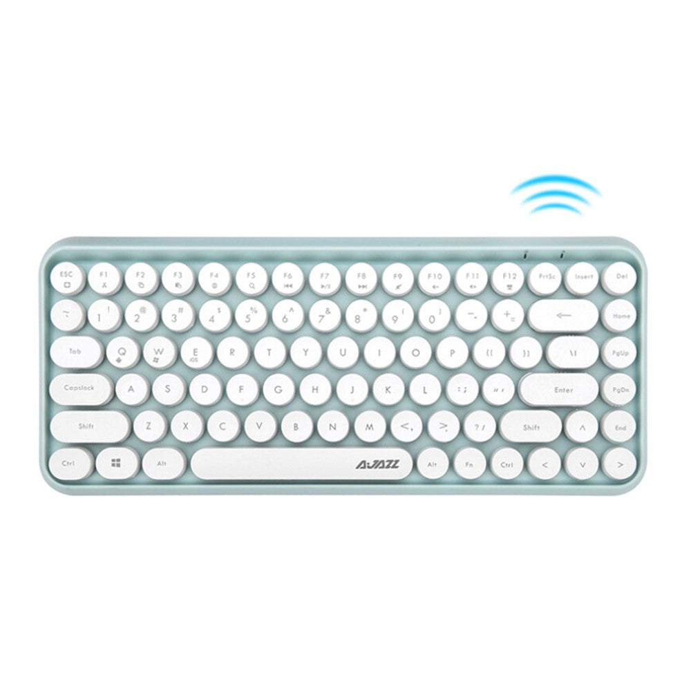 Ajazz 308i Wireless Keyboard for Mac & Windows, Retro Round Keycap, photo 1