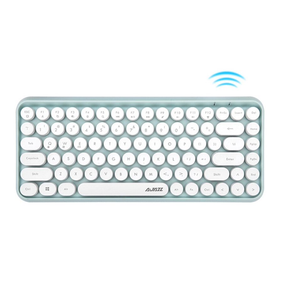 Ajazz 308i Wireless Keyboard for Mac & Windows, Retro Round Keycap, photo 1