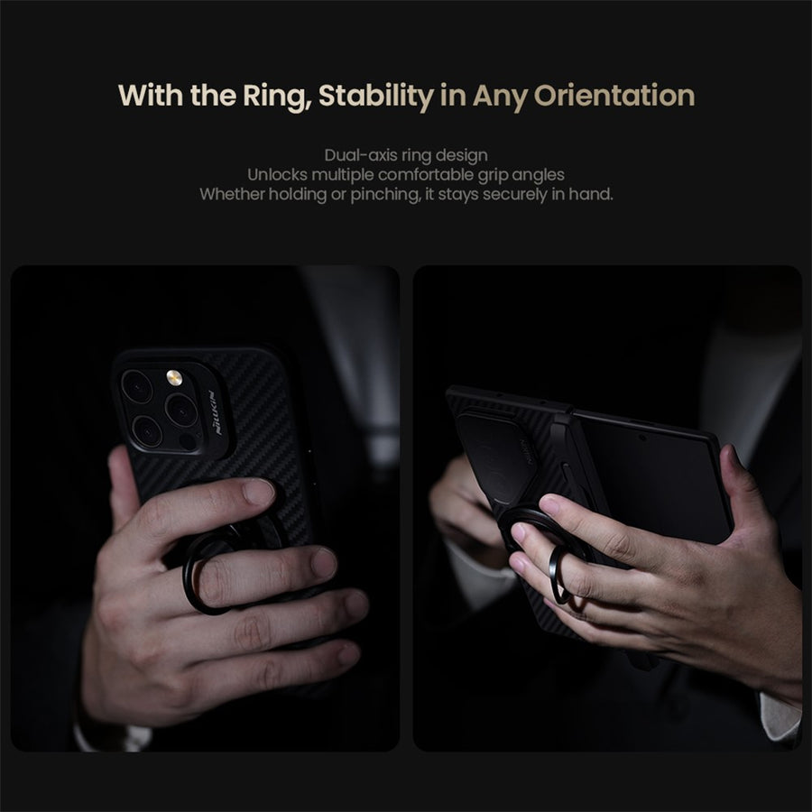 NILLKIN Magnetic Ring Kickstand, Aramid Fiber, Dual-Axis, photo 9