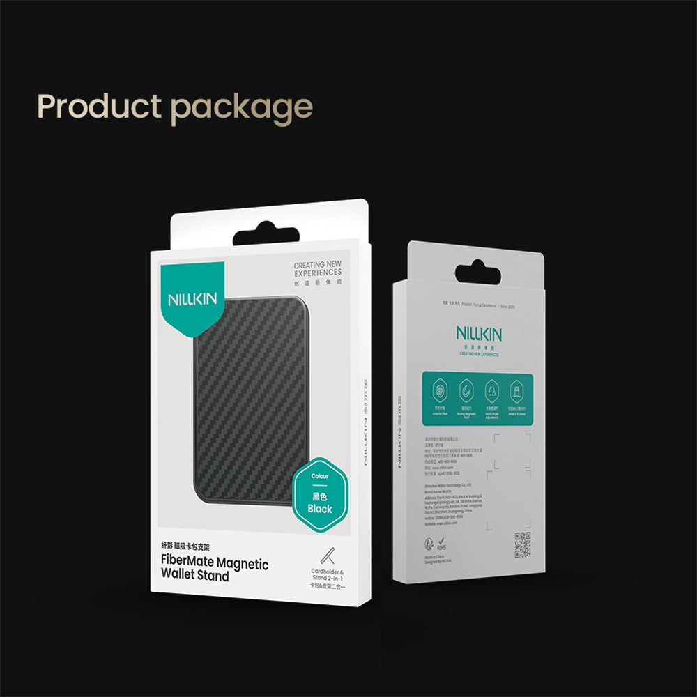 NILLKIN FiberMate Magnetic Card Holder, Aramid Fiber, RFID Blocking, photo 9