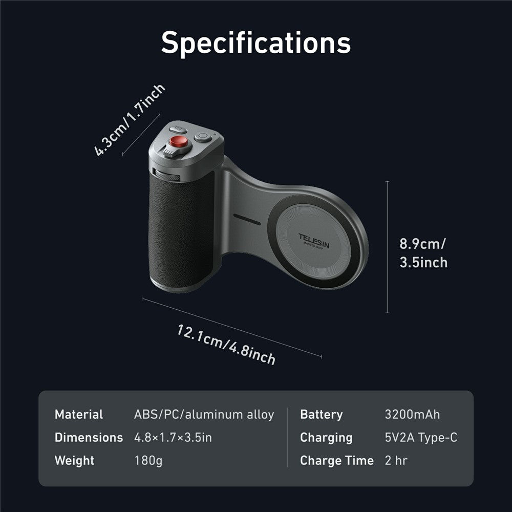 TELESIN Phone Stand for iPhone 17 Pro Max