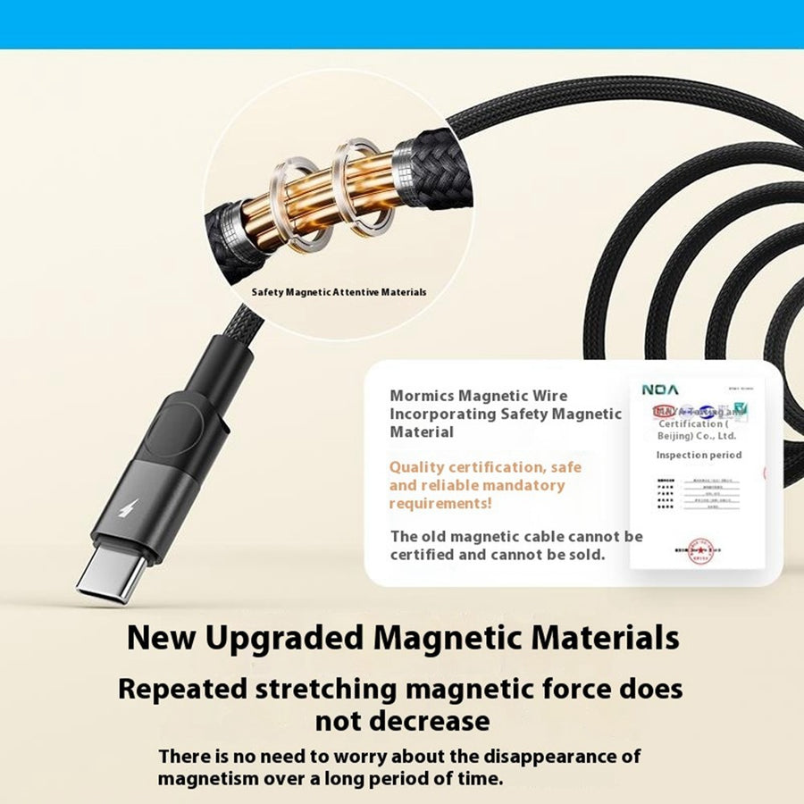 MOMAX Mag.Link 1m Cable 66W, Magnetic, photo 14