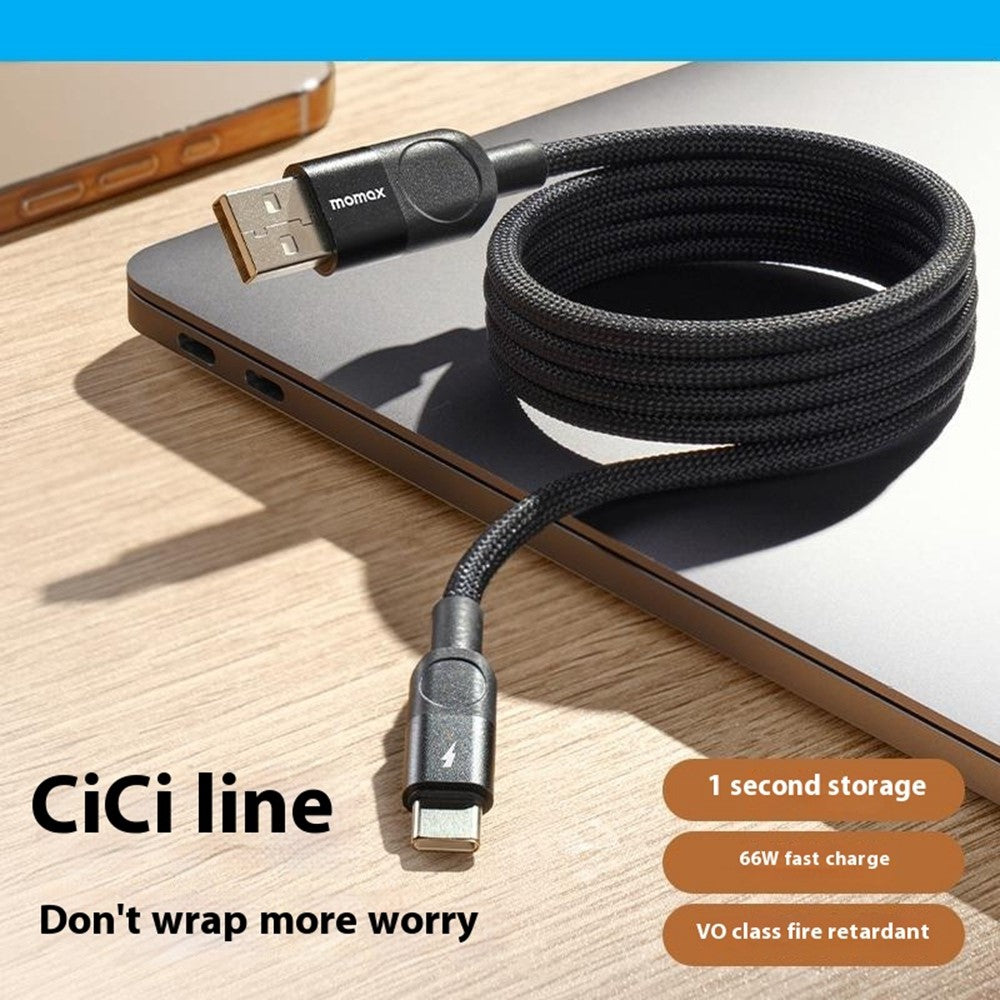 MOMAX Mag.Link 1m Cable 66W, Magnetic, photo 3