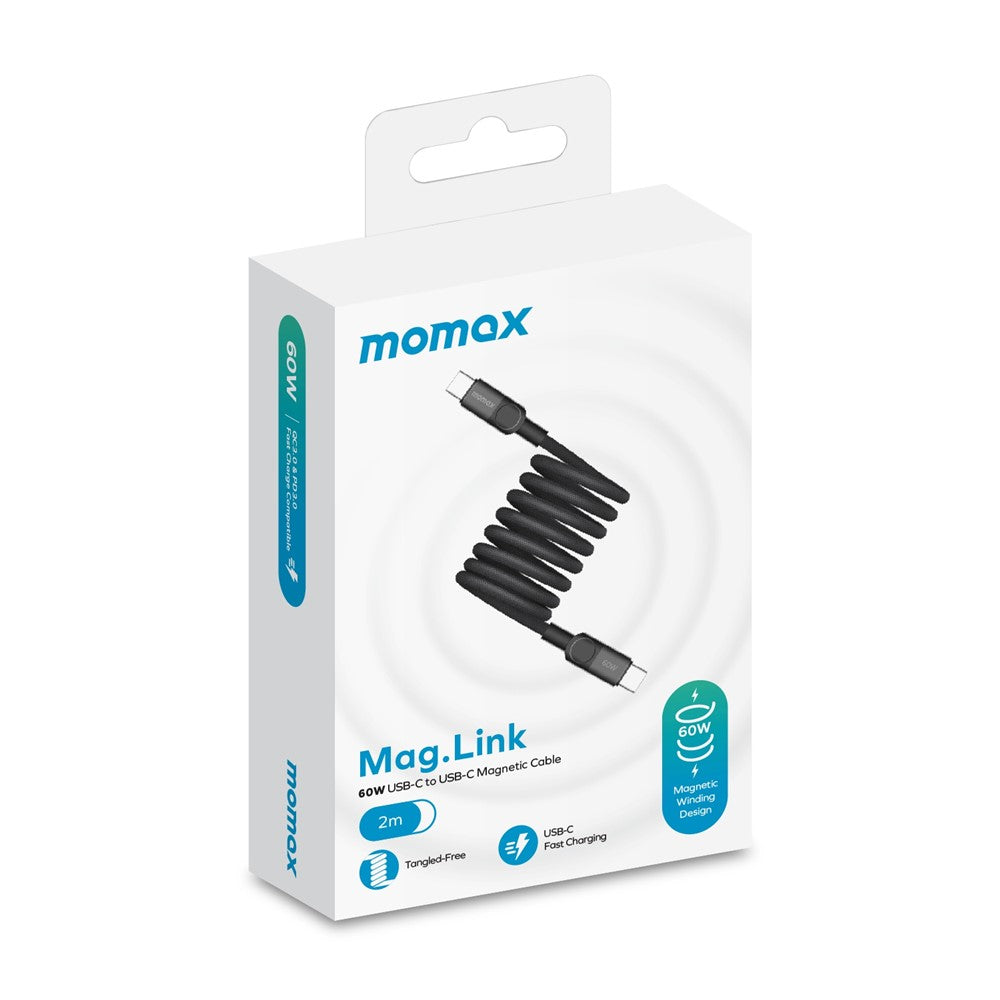 MOMAX Mag.Link 2m Cable 60W, Magnetic, photo 13