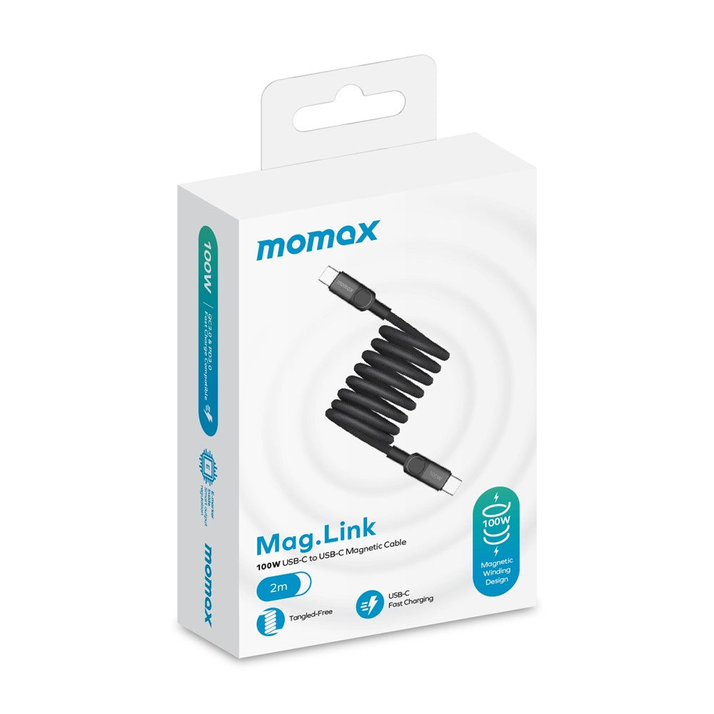 MOMAX Mag.Link 2m Cable 100W, Magnetic, photo 10
