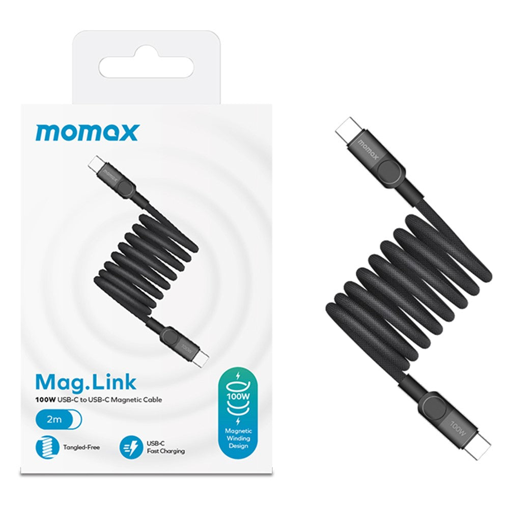 MOMAX Mag.Link 2m Cable 100W, Magnetic, photo 9