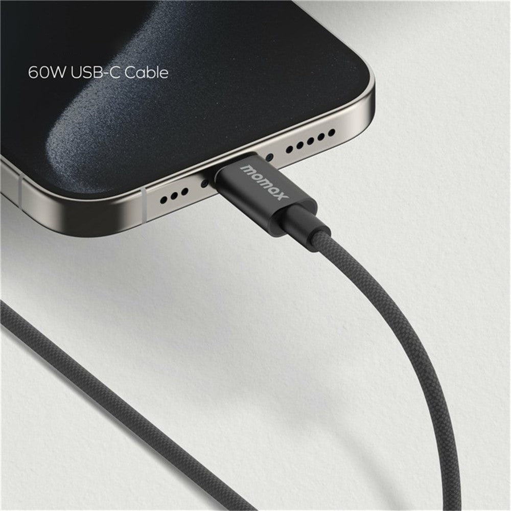MOMAX Elite 1.5m Cable 60W, Braided, photo 2