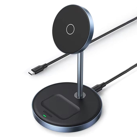 UGREEN 2In1 Magnetic Wireless Charger for iPhone 16 & iPhone 15