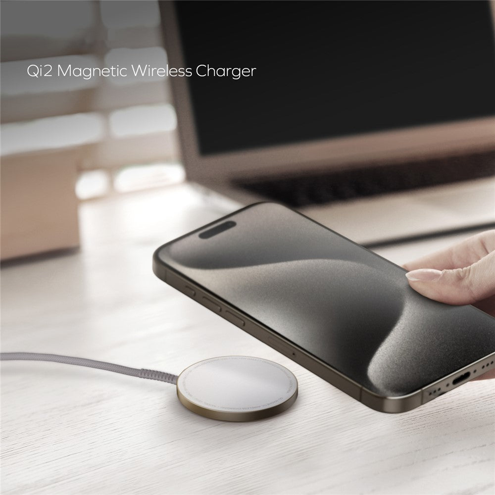 MOMAX Q2.Mag Metal Wireless Charger 15W, Qi2 Magnetic, photo 7