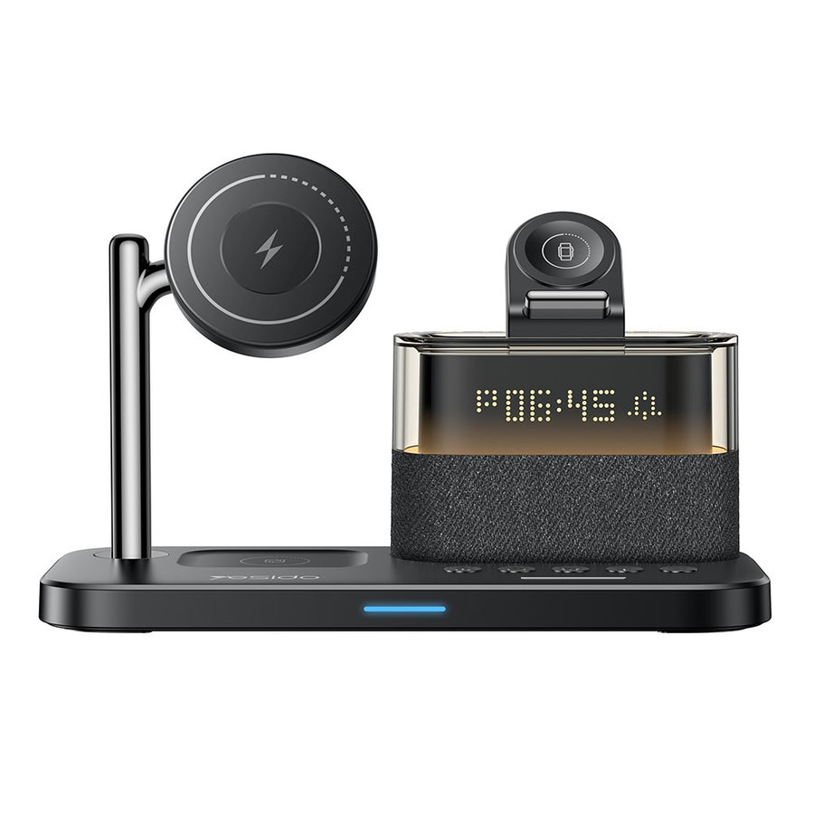 YESIDO DS37 6-in-1 Charging Station, Clock & Ambient Light, photo 2