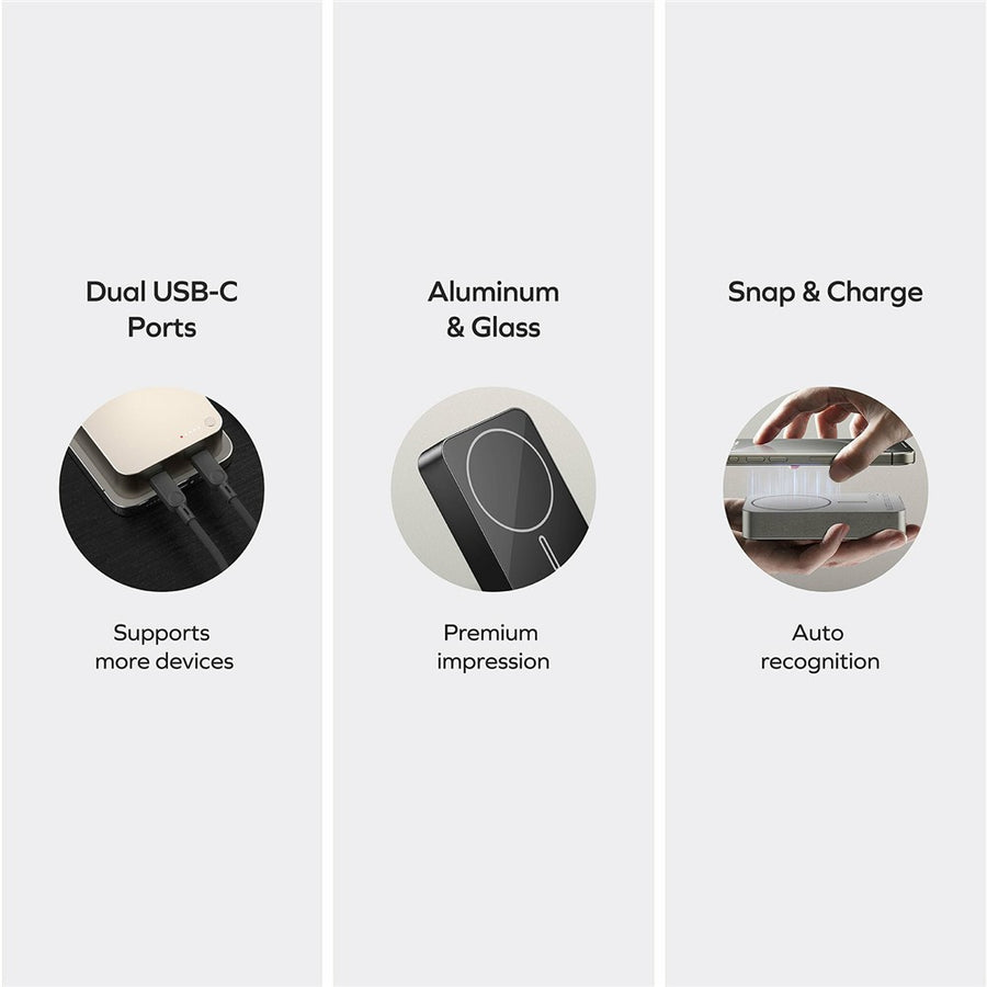 MOMAX Q.MAG X2 Power Bank 20000mAh, Magnetic, photo 2