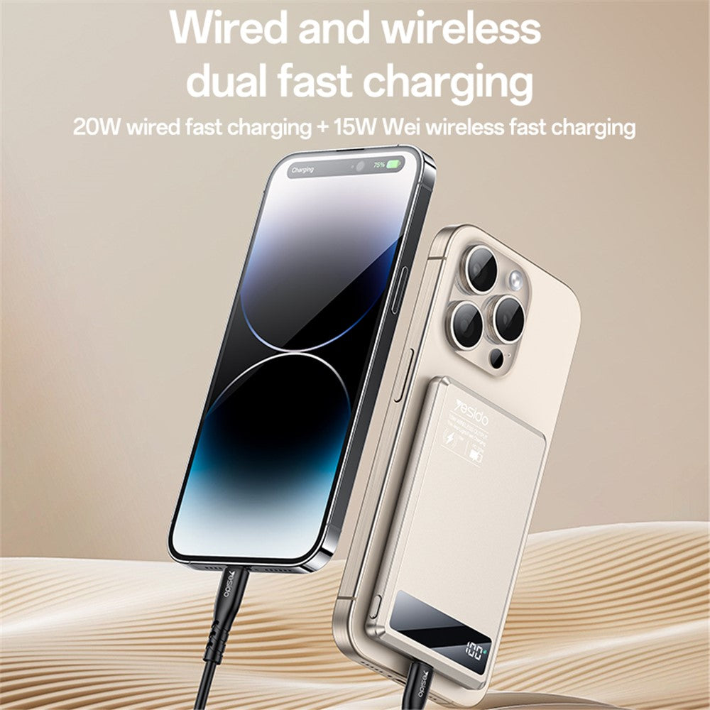 YESIDO YP66 5000mAh Magnetic Power Bank