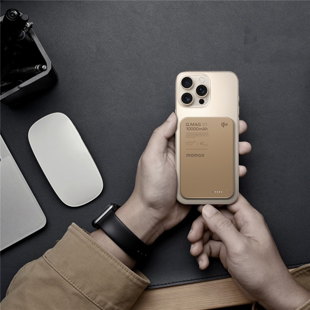 MOMAX Q.Mag X1 Power Bank 10000mAh, Qi2 Magnetic, photo 10