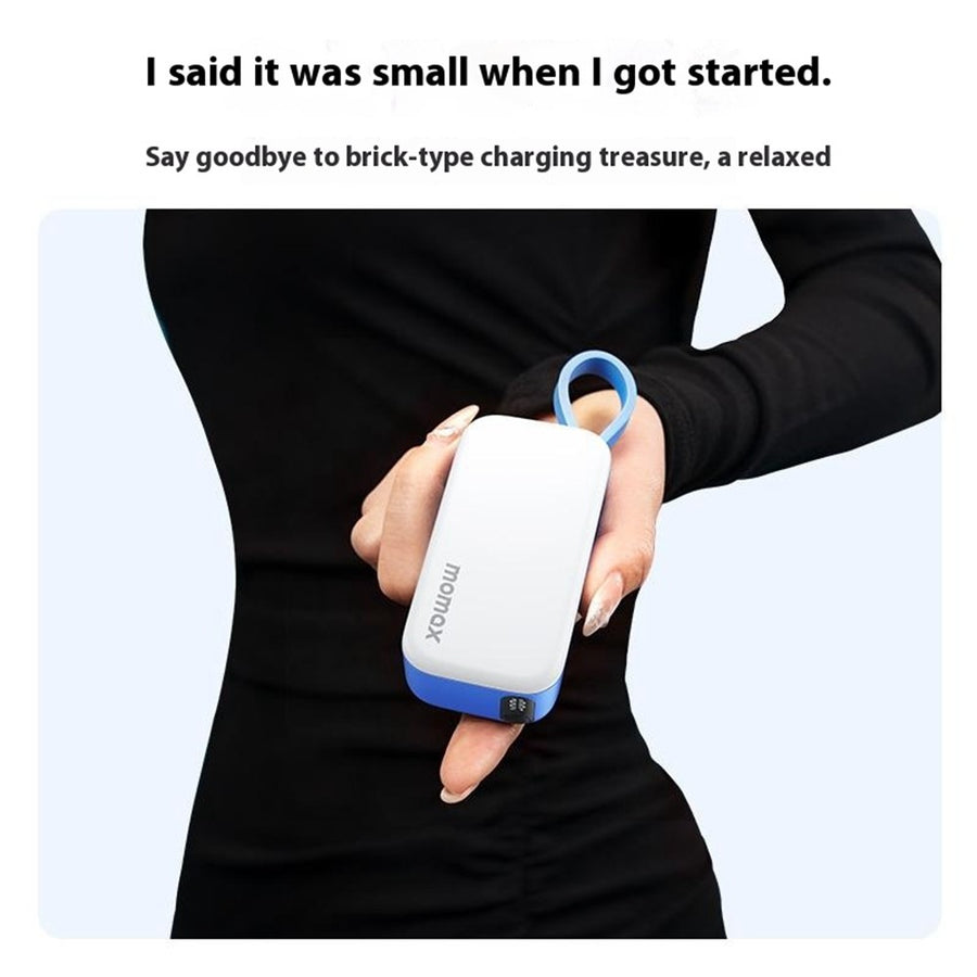 MOMAX 1-Power Mini Power Bank 5000mAh, 20W, Built-In Cable, photo 10