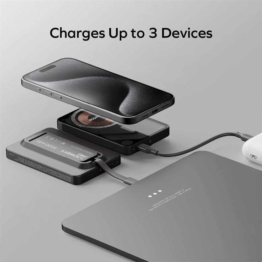 MOMAX 1-Power X Power Bank 5000mAh, Magnetic, photo 7