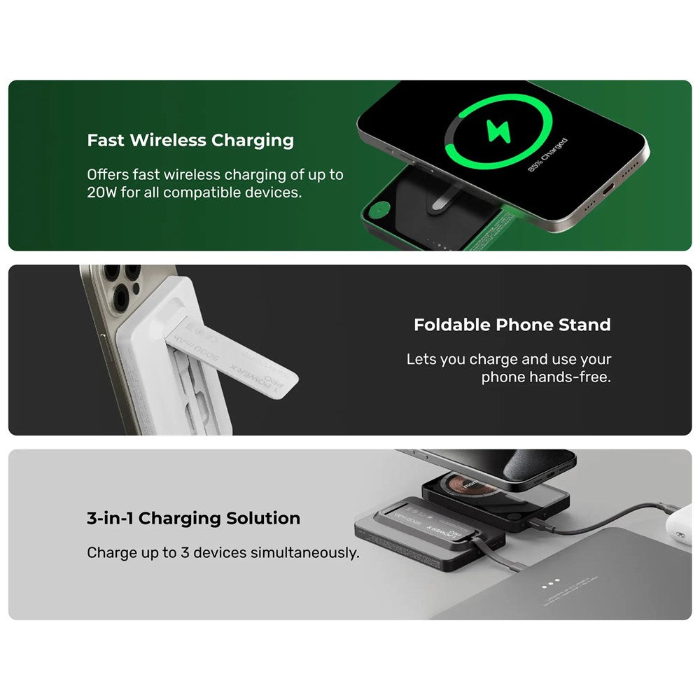 MOMAX 1-Power X Power Bank 10000mAh, Magnetic, photo 10