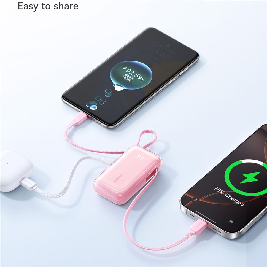 JOYROOM 10000mAh Retractable Power Bank | 35W