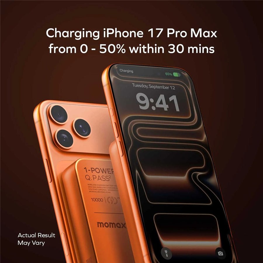 MOMAX 1-Power Q.Pass2 Power Bank 10000mAh, 25W, Qi2.2 Magnetic, photo 9