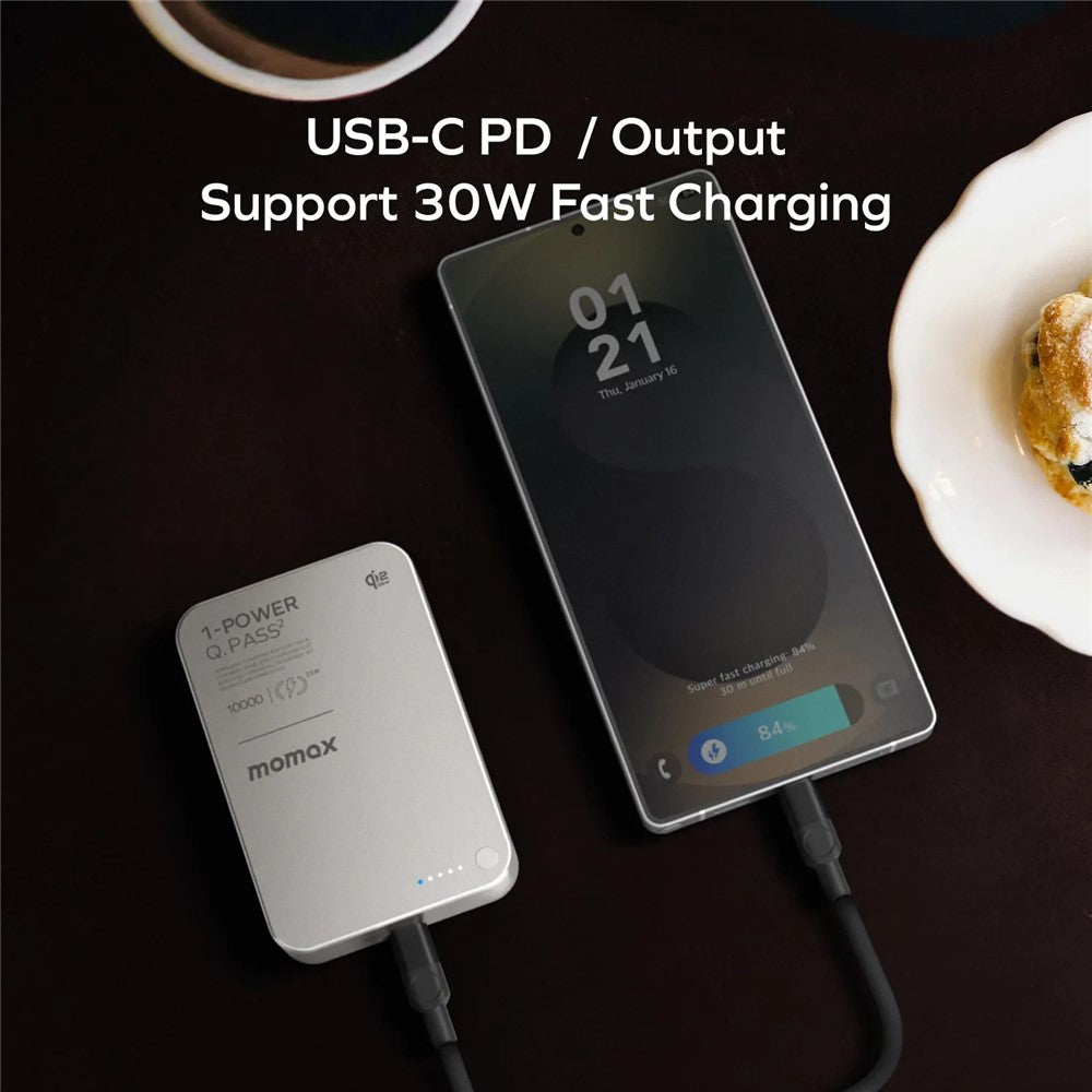 MOMAX 1-Power Q.Pass2 Power Bank 10000mAh, 25W, Qi2.2 Magnetic, photo 10