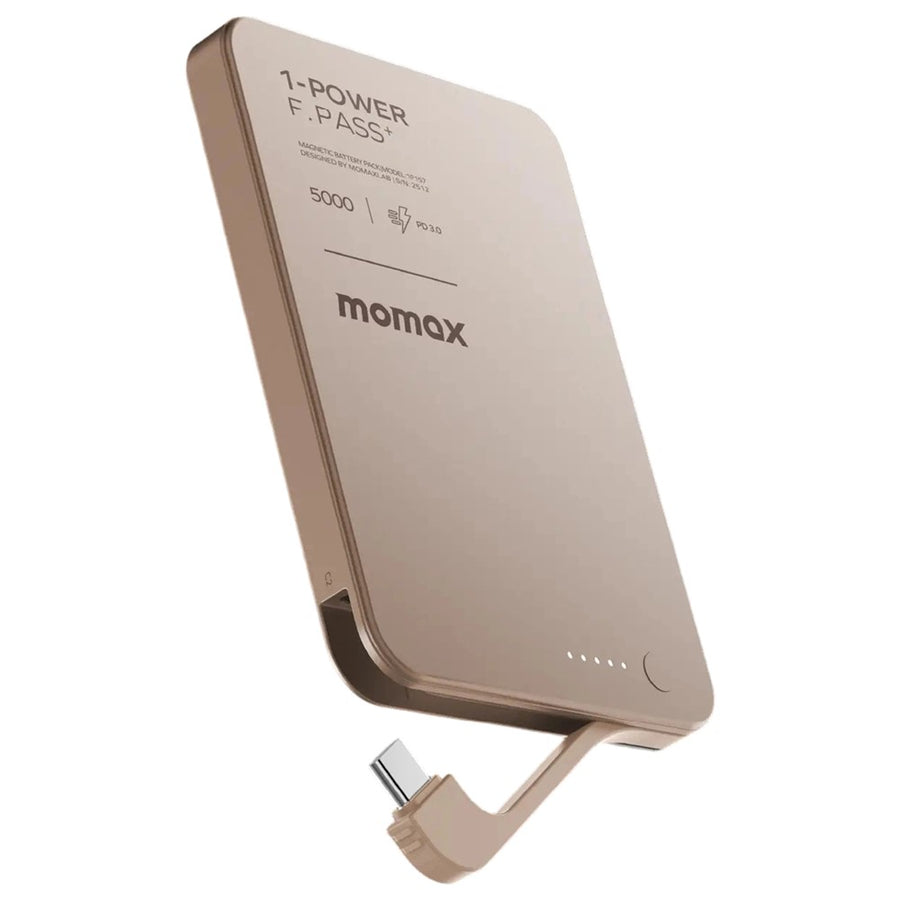 MOMAX 1-POWER F.PASS+ Power Bank 5000mAh, Magnetic, photo 14