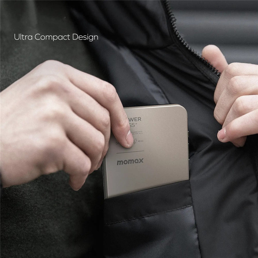 MOMAX 1-POWER F.PASS+ Power Bank 5000mAh, Magnetic, photo 8