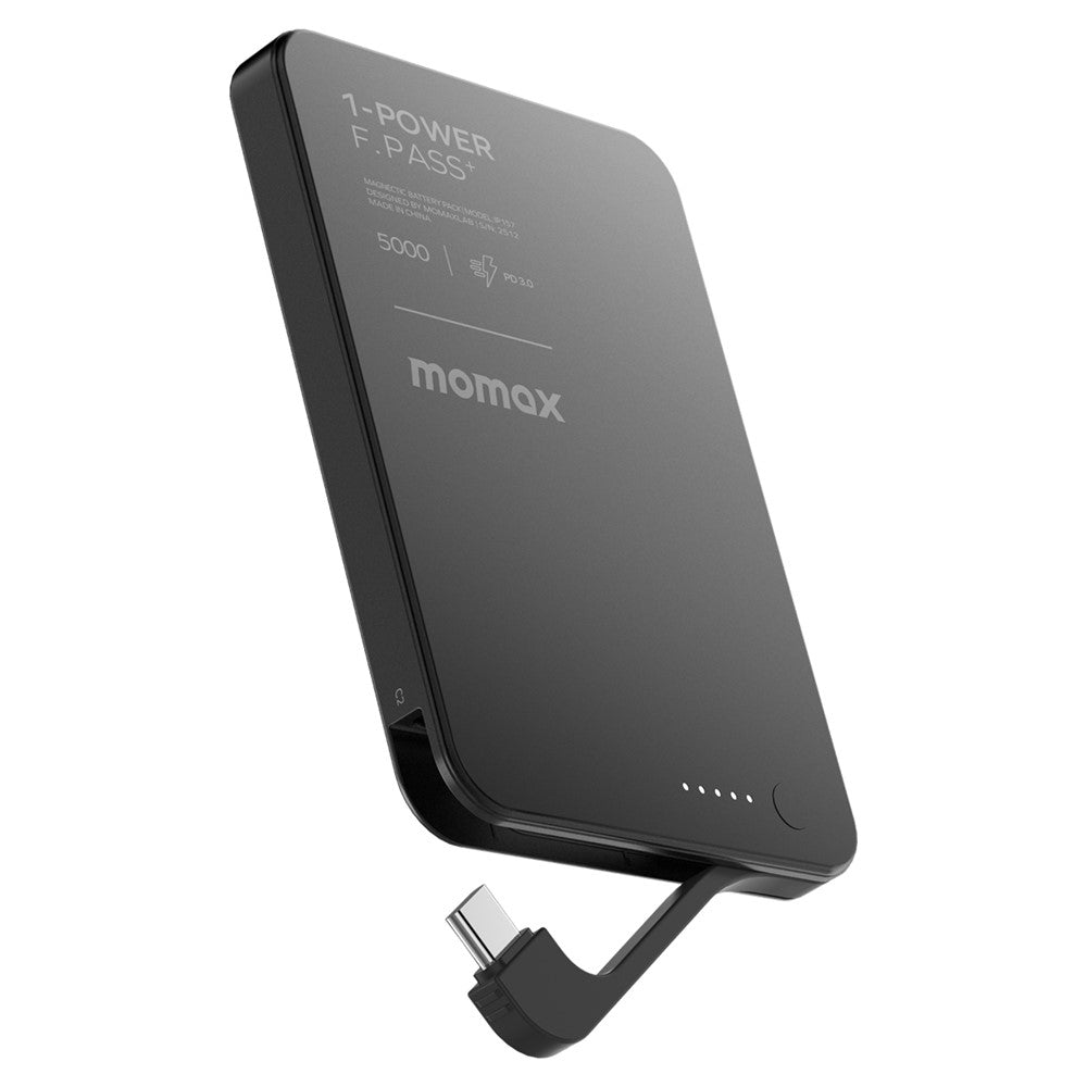MOMAX 1-POWER F.PASS+ Power Bank 5000mAh, Magnetic, photo 13