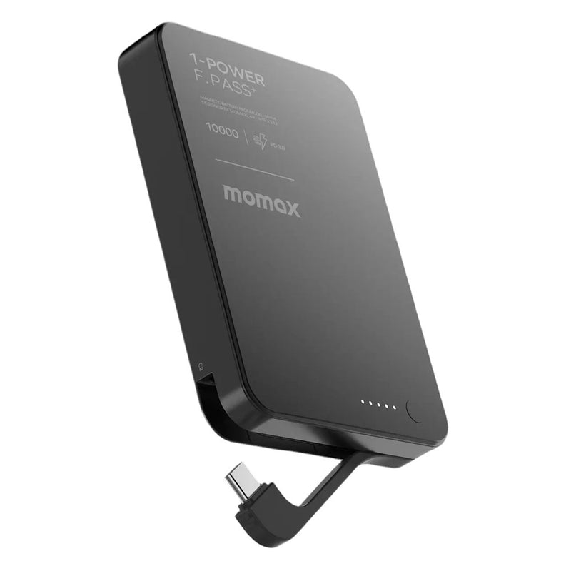 MOMAX 1-POWER F.PASS+ Power Bank 10000mAh, Magnetic, photo 1