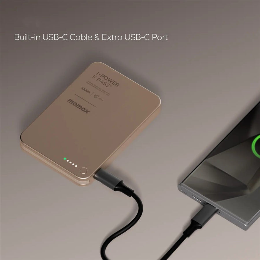 MOMAX 1-POWER F.PASS+ Power Bank 10000mAh, Magnetic, photo 8