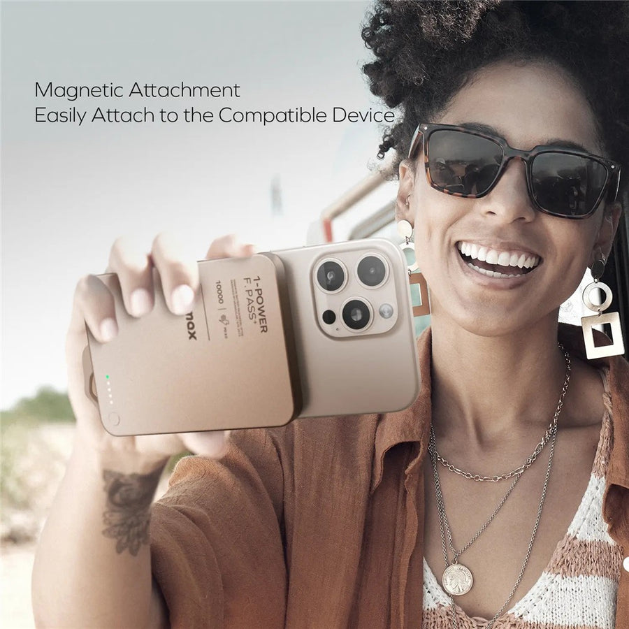 MOMAX 1-POWER F.PASS+ Power Bank 10000mAh, Magnetic, photo 9