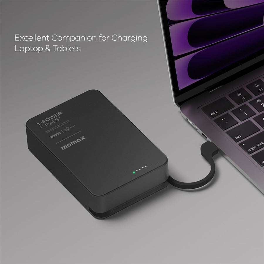 MOMAX 1-POWER F.PASS+ Power Bank 20000mAh, Magnetic, photo 13