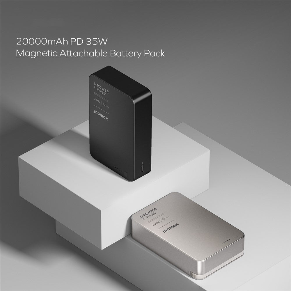 MOMAX 1-POWER F.PASS+ Power Bank 20000mAh, Magnetic, photo 14