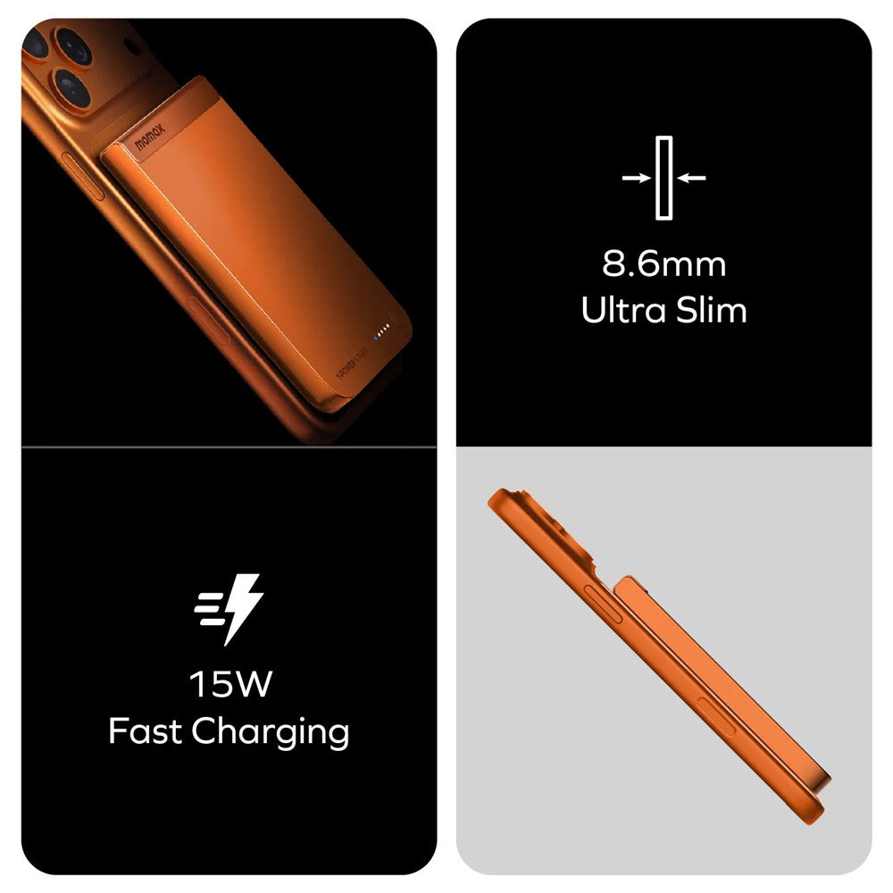 MOMAX 1-Power S.Pass Power Bank 5000mAh, Qi2 Magnetic, photo 6