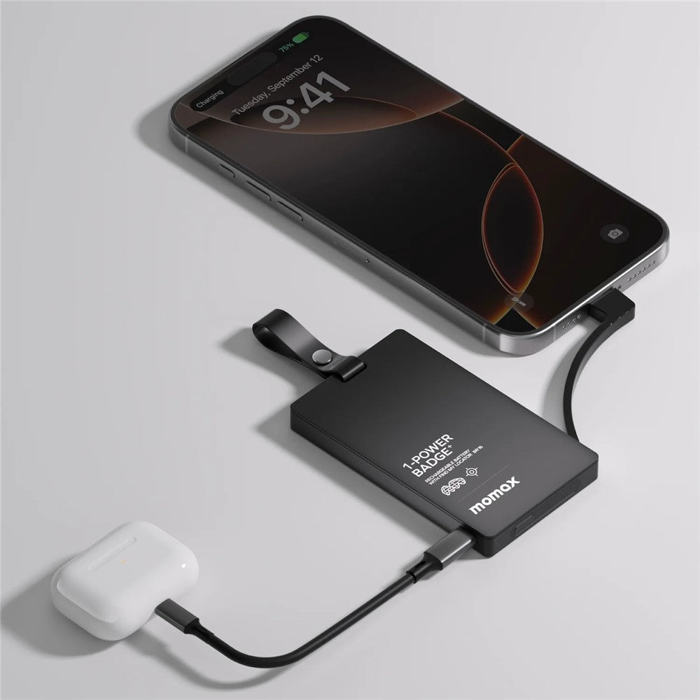 MOMAX 1-Power Badge+ Power Bank 2510mAh, photo 11