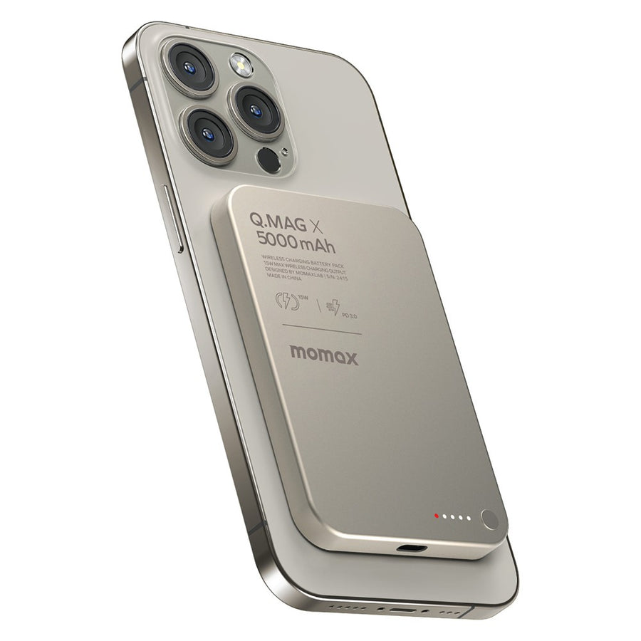 MOMAX Q.MAG X Power Bank 5000mAh, Magnetic, photo 1