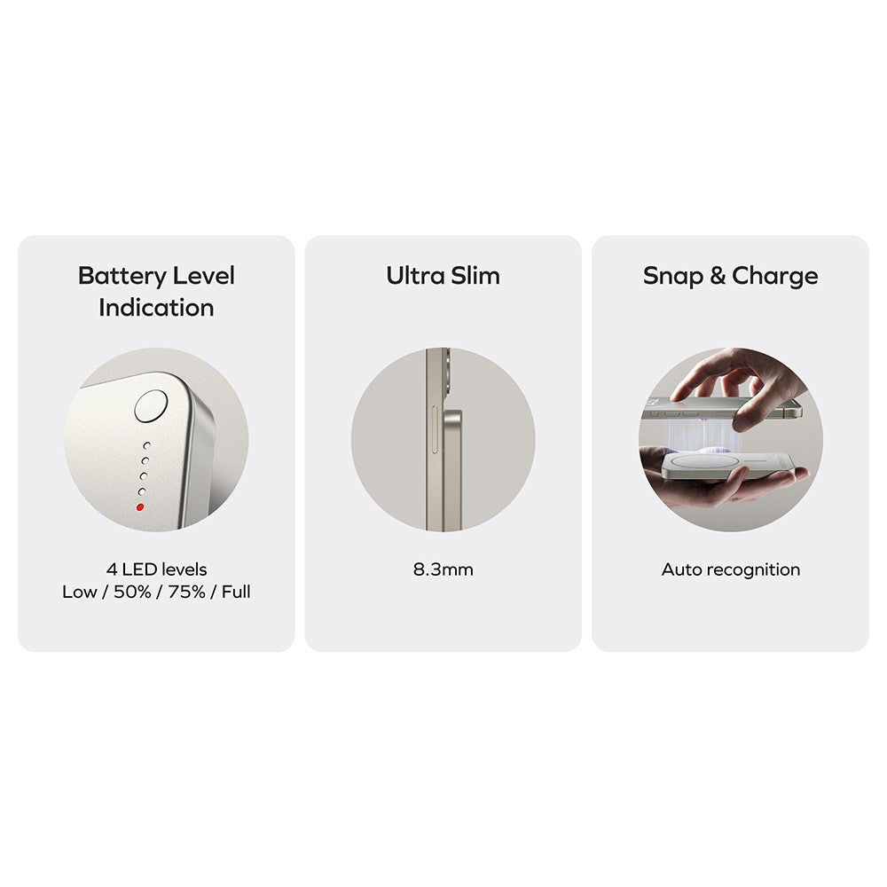 MOMAX Q.MAG X Power Bank 5000mAh, Magnetic, photo 8