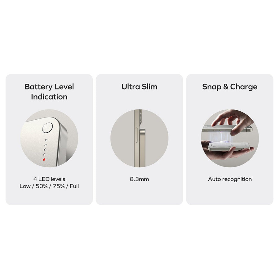 MOMAX Q.MAG X Power Bank 5000mAh, Magnetic, photo 8