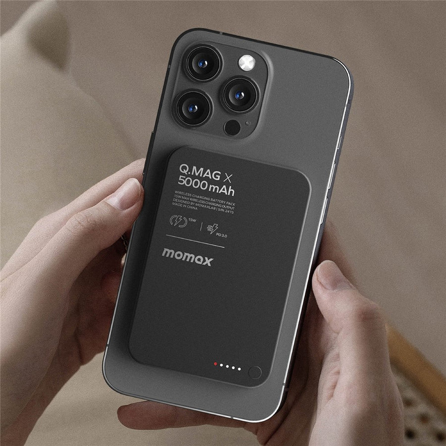 MOMAX Q.MAG X Power Bank 5000mAh, Magnetic, photo 9