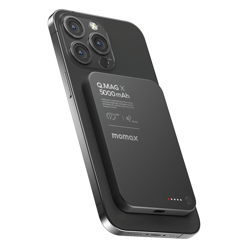 MOMAX Q.MAG X Power Bank 5000mAh, Magnetic, photo 12