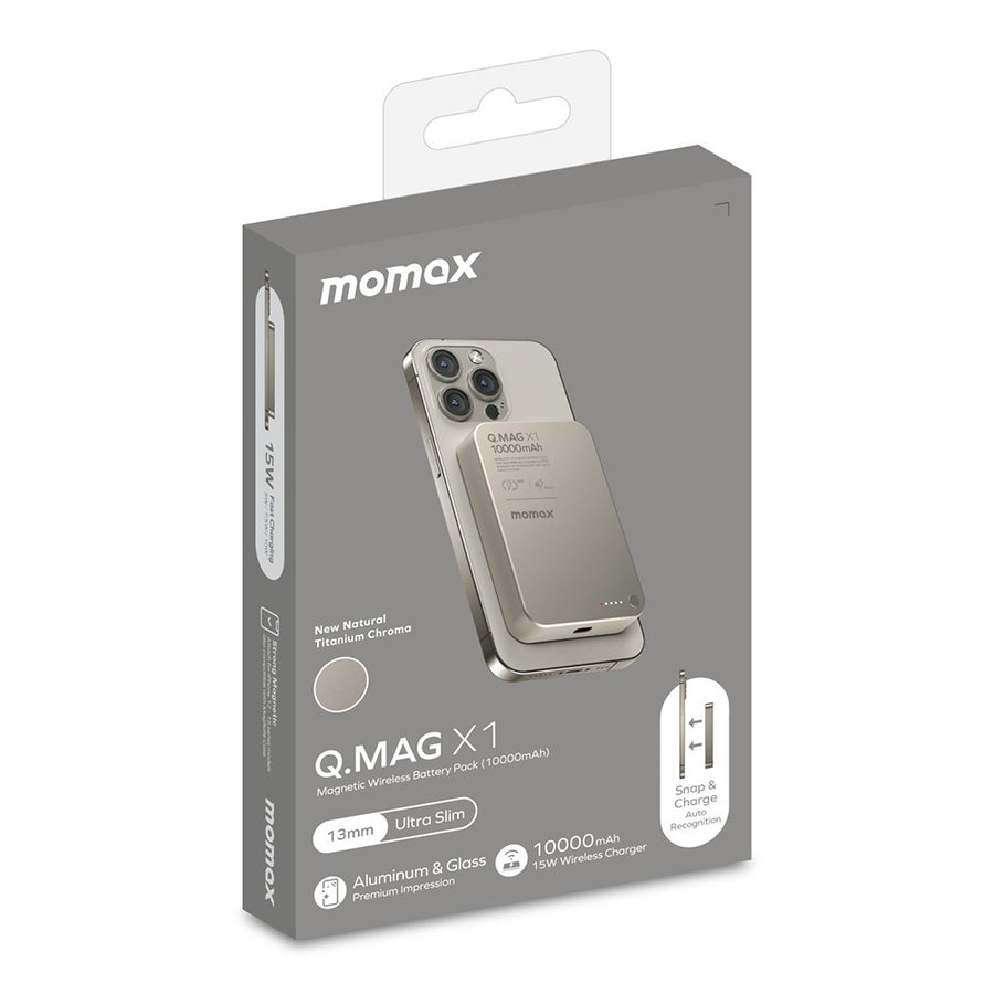 MOMAX Q.MAG X1 Power Bank 10000mAh, Magnetic, photo 10