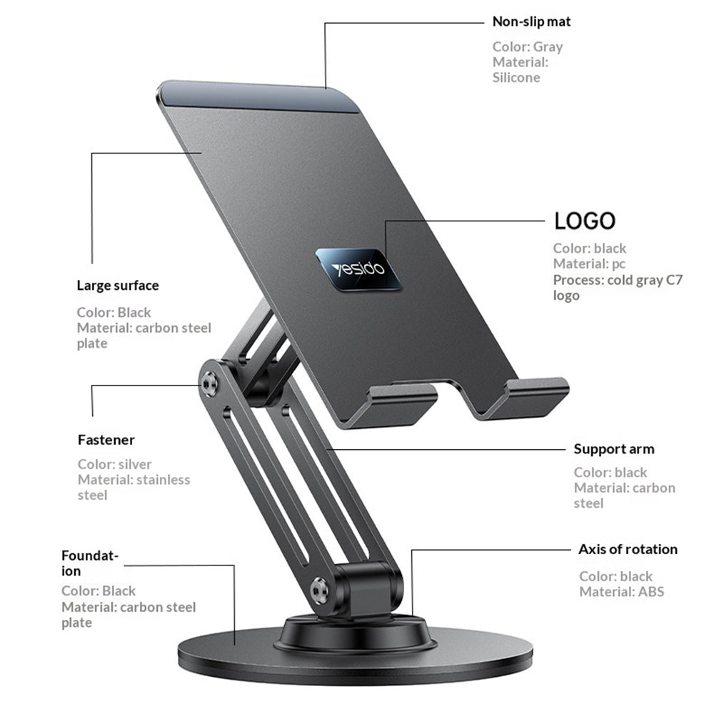 YESIDO C302 Foldable Tablet Stand