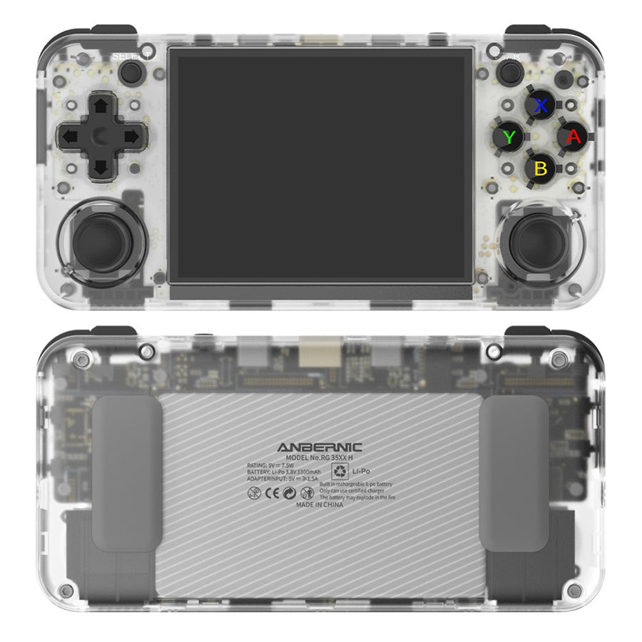 ANBERNIC RG35XX H 64GB+128GB Handheld Game Console 3.5-inch IPS Screen Support 10K Games (English Version)