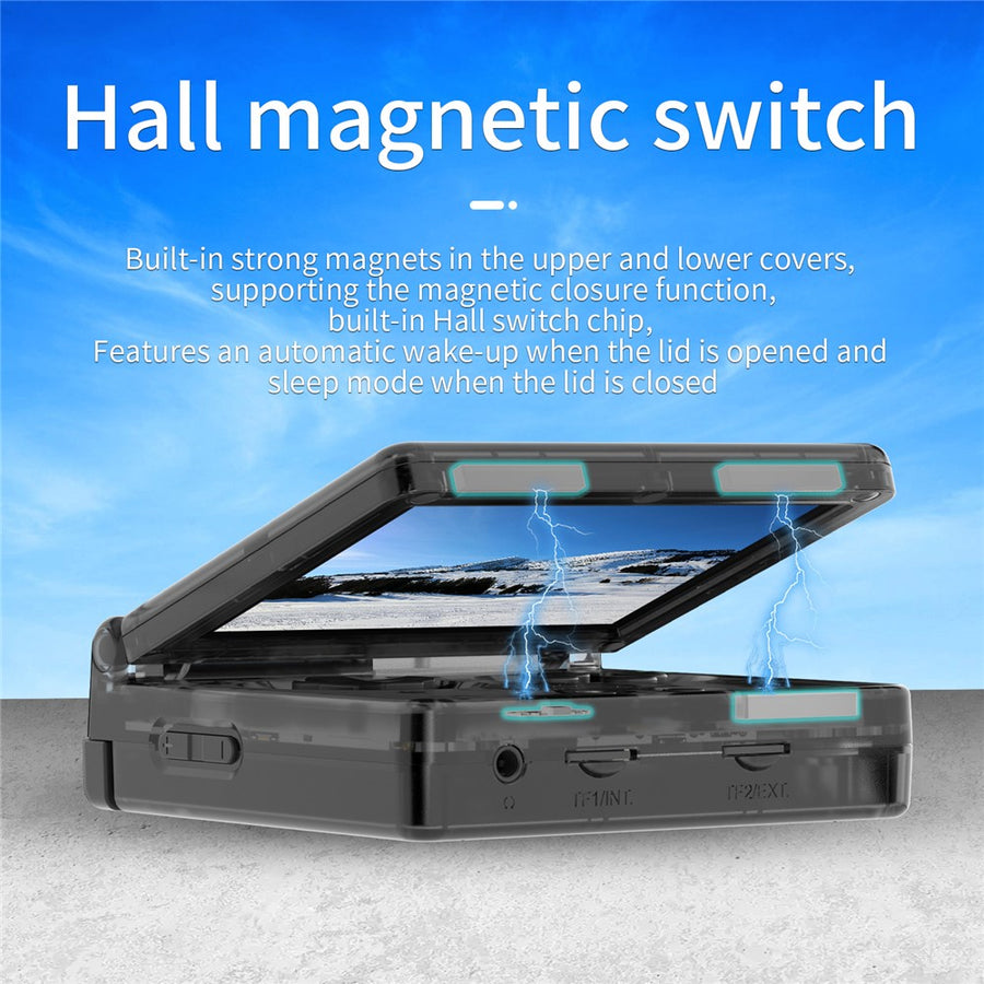 ANBERNIC RG35XXSP Retro Flip Handheld Game Console 64GB+128GB Video Game Player (English Version)