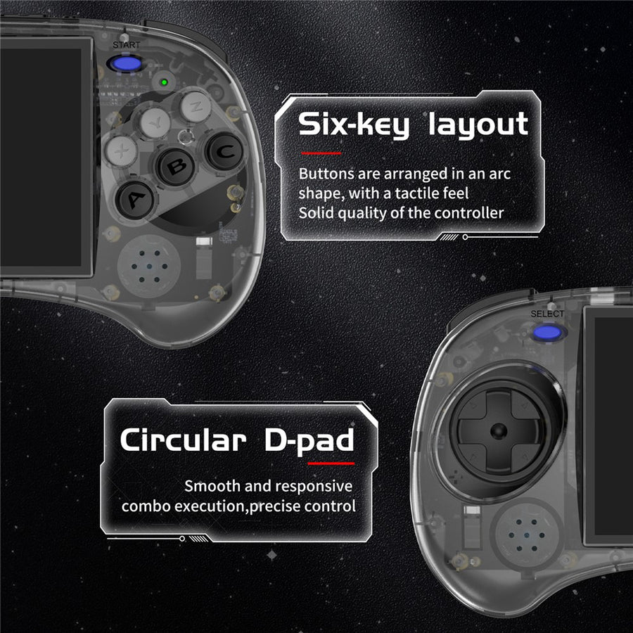 ANBERNIC RG ARC-S Portable Game Console Linux System 256GB with Games (English Version)