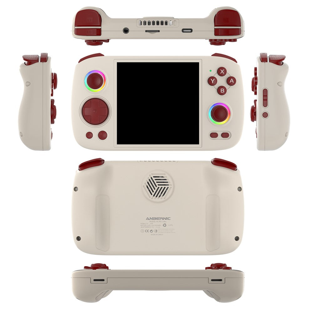 ANBERNIC RG Cube 3.95-inch IPS Screen Portable Handheld Game Console, with 128 TF Card