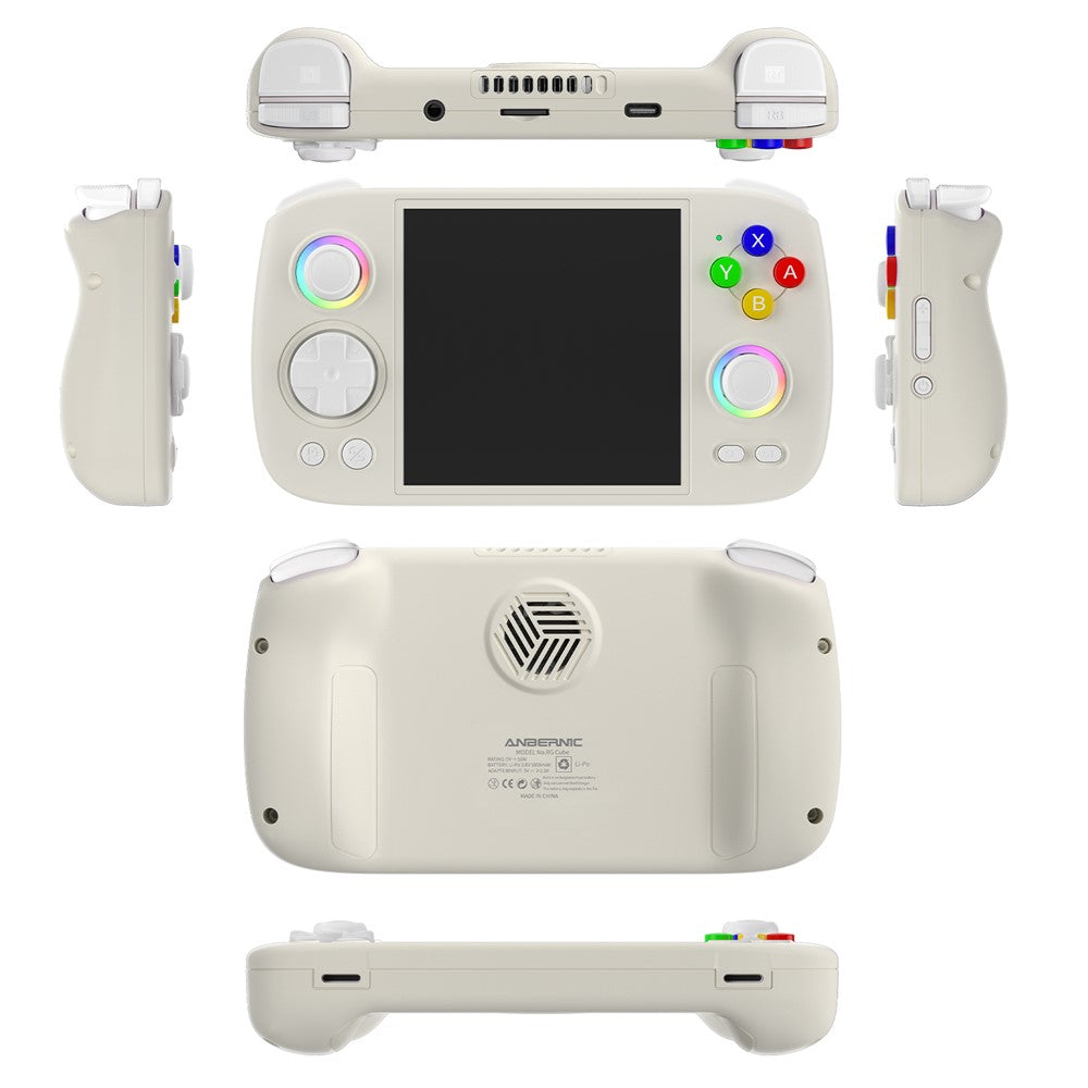 ANBERNIC RG Cube 3.95-inch IPS Screen Portable Handheld Game Console, with 128 TF Card